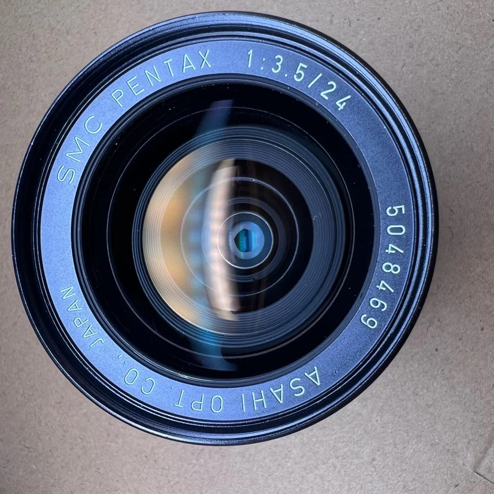 Vintage SMC Pentax Lens f/3.5 24mm w/ Box Excellent Condition Manual Focus
